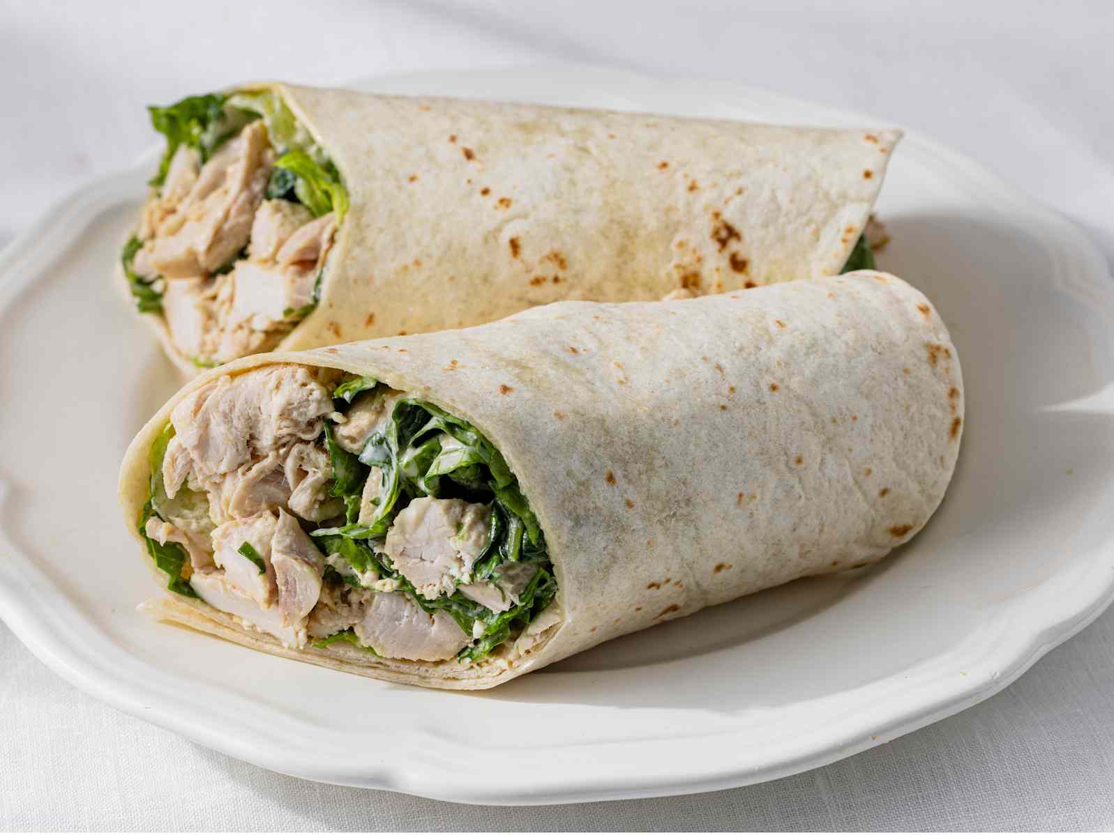 Chicken Caesar Salad Wraps
