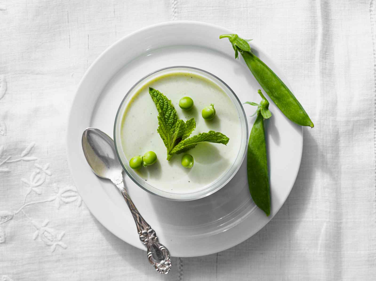 Sweet Pea Panna Cotta