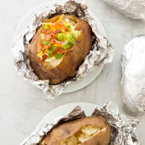 Slow-Cooker Easy Baked Potatoes