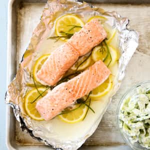 Slow-Cooker Poached Salmon