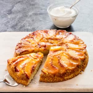 Cast Iron Pour-Over Peach Cake | America's Test Kitchen