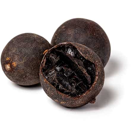 Three dried limes
