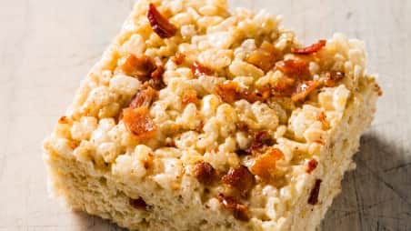 Bacon and Salted Caramel Rice Krispies Treats