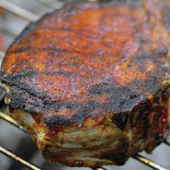 Gas-Grilled Pork Chops