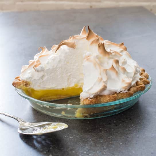 Mile-High Lemon Meringue Pie