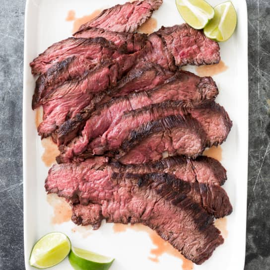 Charcoal-Grilled Sirloin Steak Tips