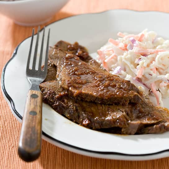 Slow-Cooker BBQ Beef Brisket