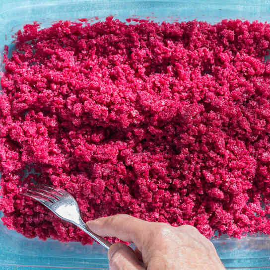 Refreshing Berry Granita