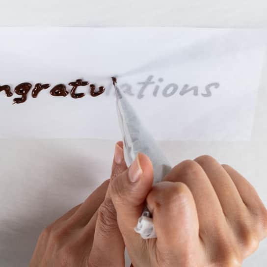 An Easy Way to Write on Cake 