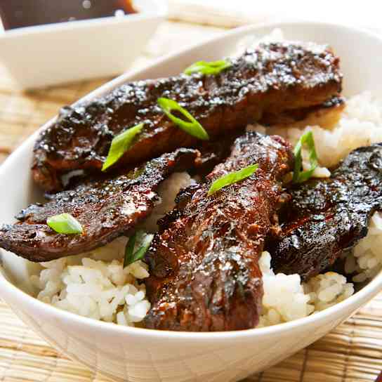 Charcoal-Grilled Beef Teriyaki