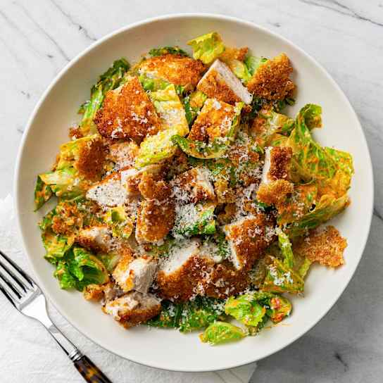 Spicy Parmesan Chicken Caesar