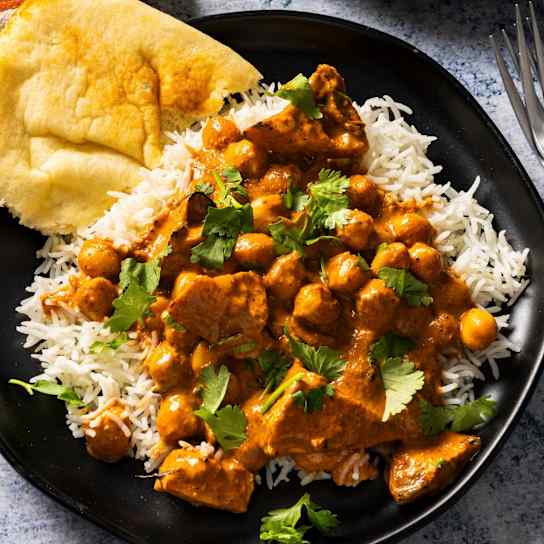 Jackfruit and Chickpea Makhani