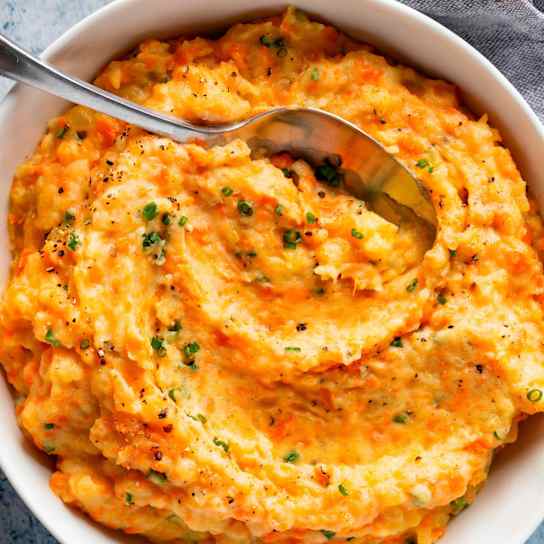 Mashed Potatoes and Root Vegetables