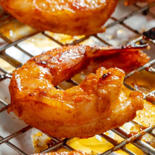 Smoky Broiled Shrimp for Two