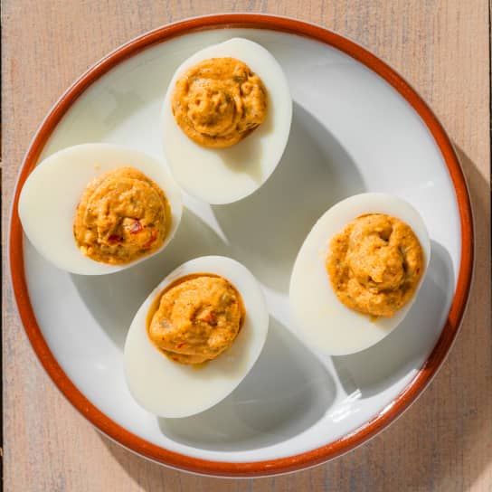 Spanish-Style Deviled Eggs