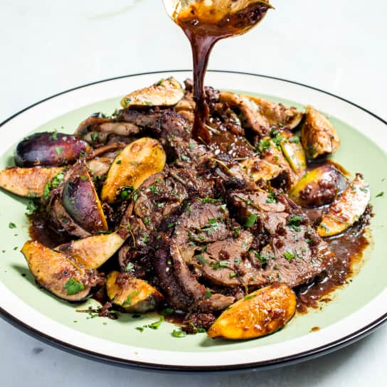 Spiced Lamb Pot Roast with Figs