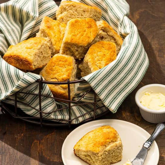 Tall and Fluffy Mile-High Whole Wheat Buttermilk Biscuits