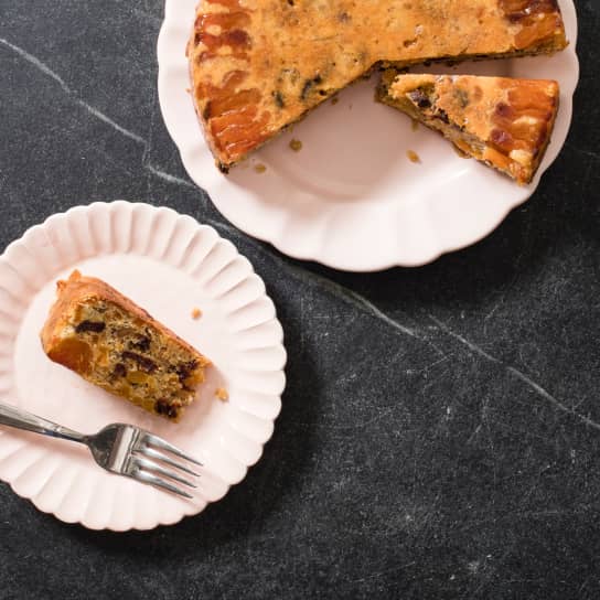 Apricot and Cherry Modern Fruitcake