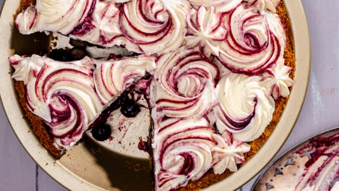 Blueberry Cream Pie