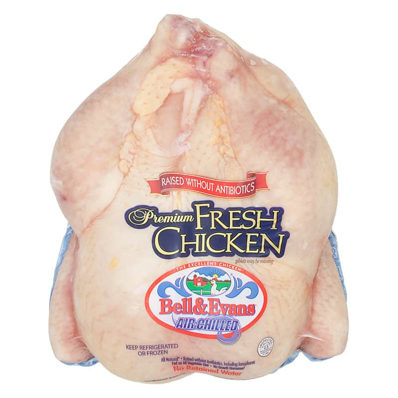 Save on Bell & Evans Air Chilled Premium Chicken Whole Organic Fresh Order  Online Delivery