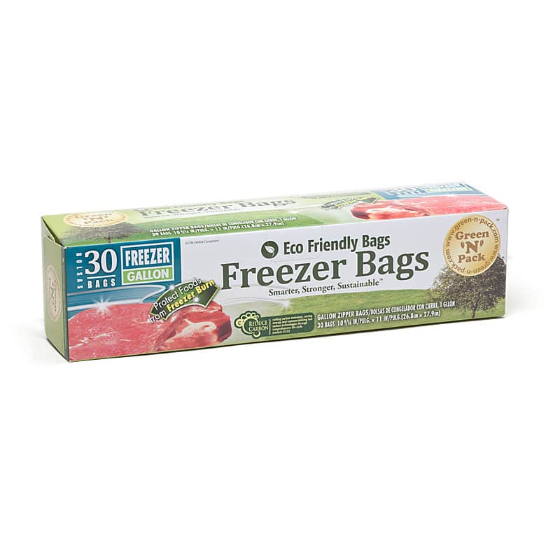 Glad Zipper Food Storage Gallon Bags, 30 Count