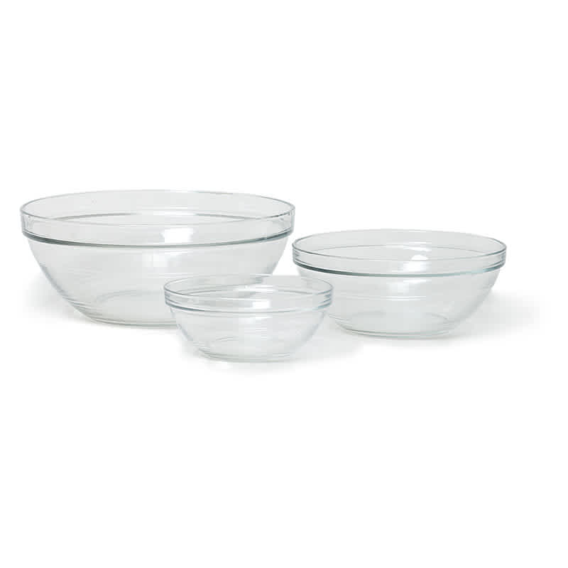 Duralex Duralex 0.5 quart Glass Mixing Bowl - Whisk