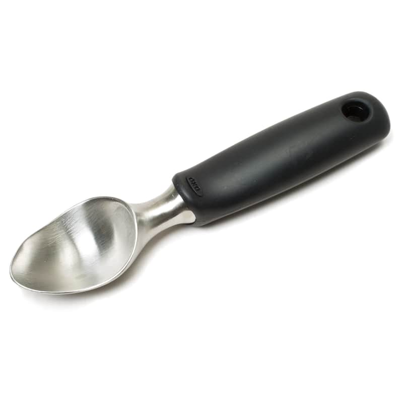 Ice Cream Scoop, One Size, Black, Cast Aluminum, Santoprene Handle,  Grip-Ez, Norpro 142