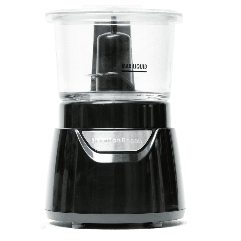 BLACK+DECKER 4-Cup Glass Bowl Chopper Food Processor With Two