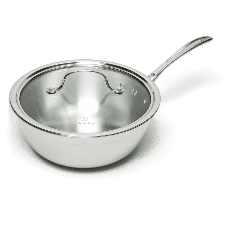 Calphalon Tri-Ply Stainless Steel Chef's Pan 3 qt