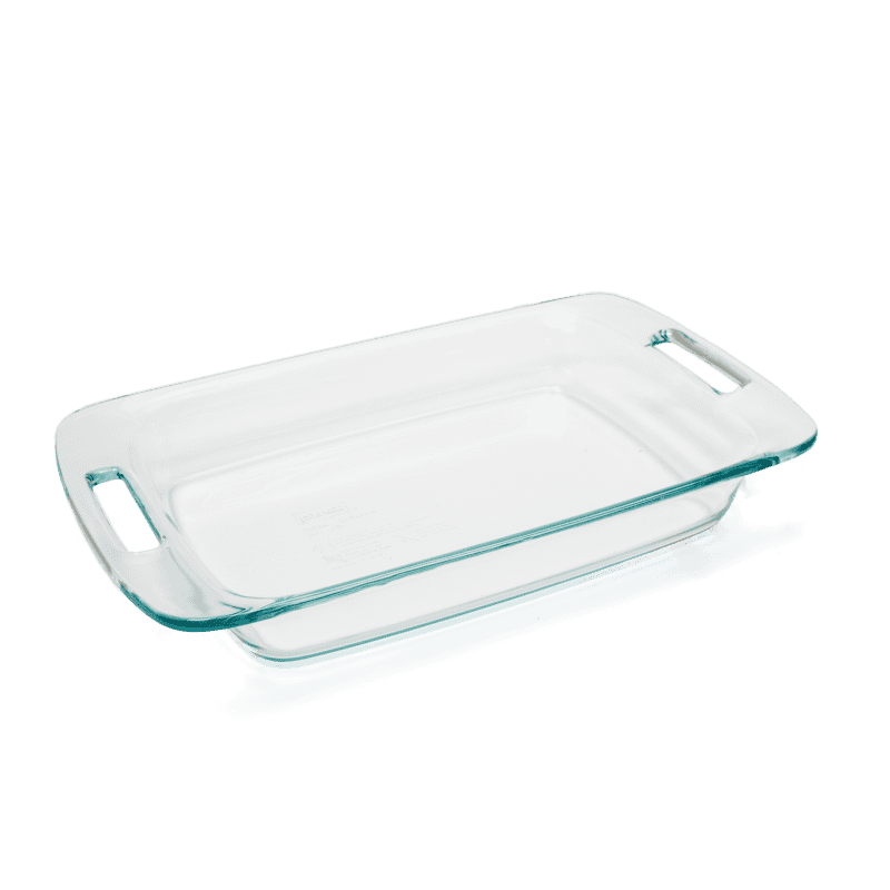 Easy Grab® 3-quart Glass Baking Dish with Blue Lid