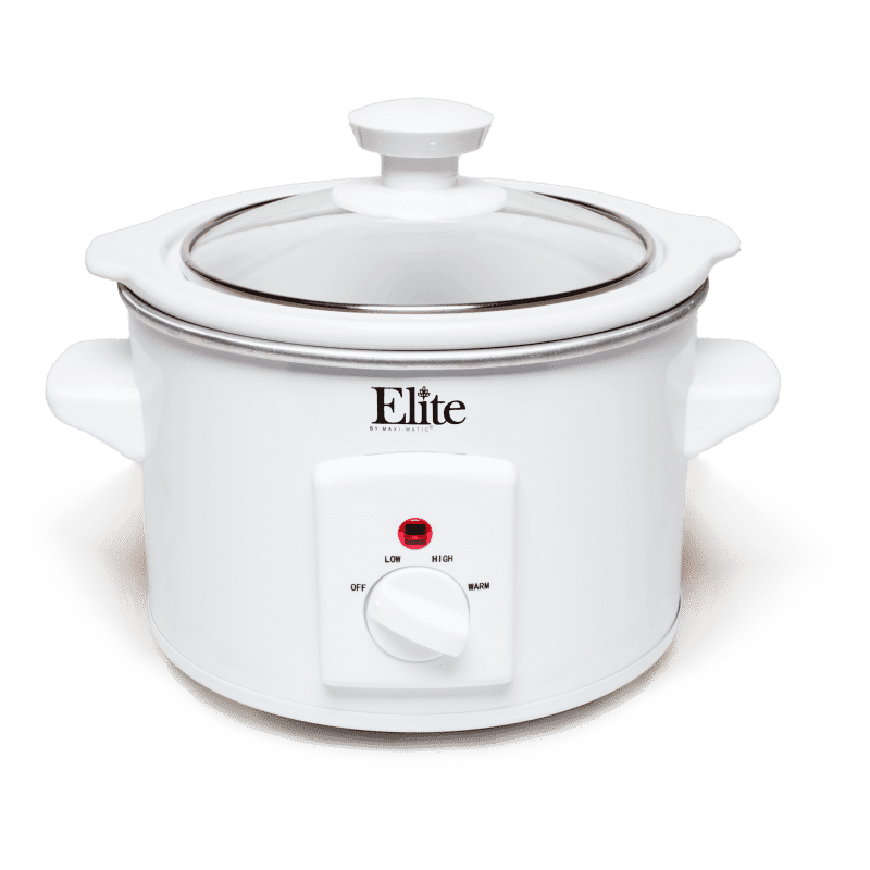 Elite Gourmet 3 QT Slow Cooker Black 