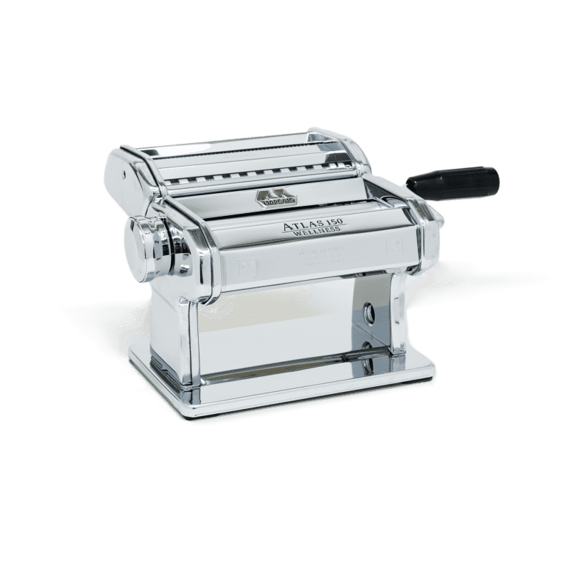 marcato MARCATO 8342 Atlas Pasta Dough Roller, Made in Italy, Includes  180-Millimeter Pasta Roller with Hand Crank and Instructions, Sil