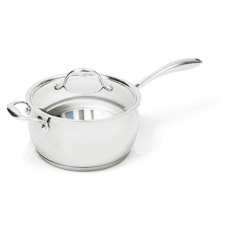 Tramontina Gourmet Tri-Ply Clad 1.5 qt Covered Sauce Pan, Stainless Steel