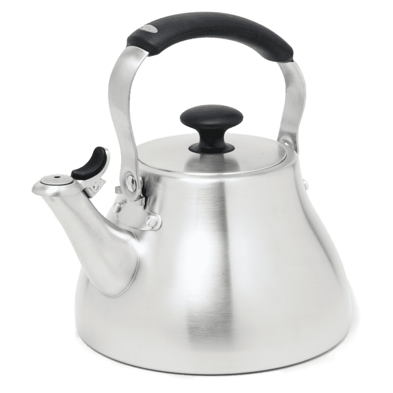 OXO Brew 1.7 Quart Classic Tea Kettle Brushed Stainless Steel