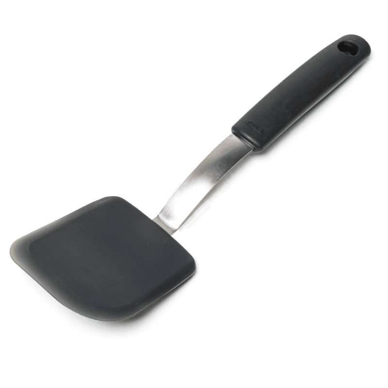 OXO Mini Silicone Flexible Slotted Turner / Spatula