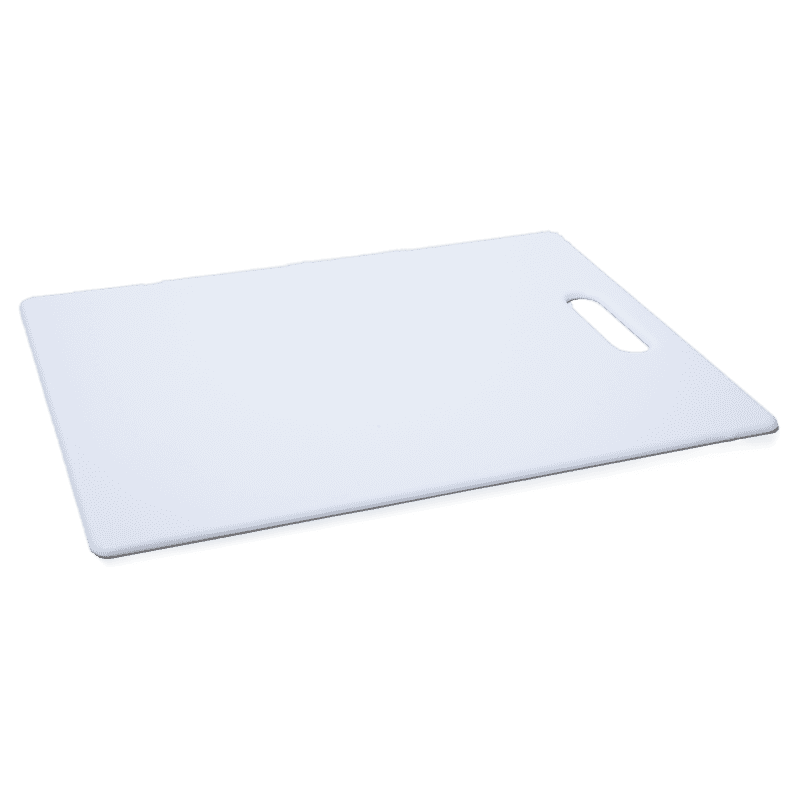 Farberware Nonslip Poly Cutting Board, Blue and White