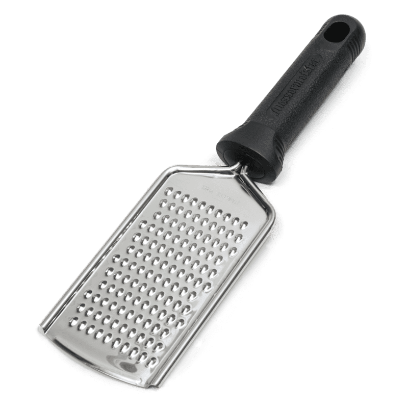 Press Grater 3-Sided Stainless-Steel, Ideal for Grating Cheese or Vegetables, Non-Slip Rubber. Premium Line.