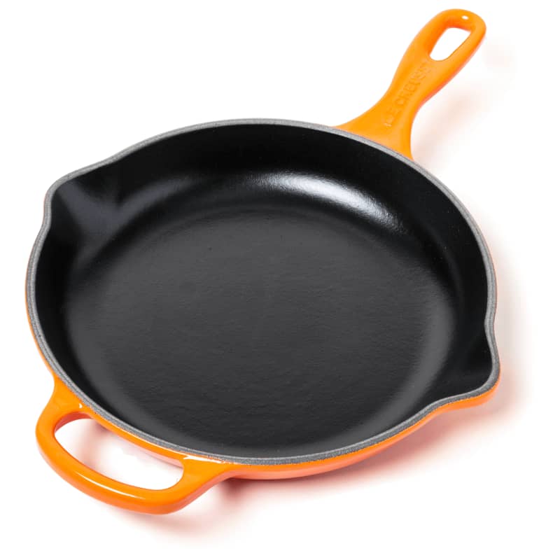 Le Creuset Enameled Cast-Iron 9-Inch Skillet with Iron Handle, Flame