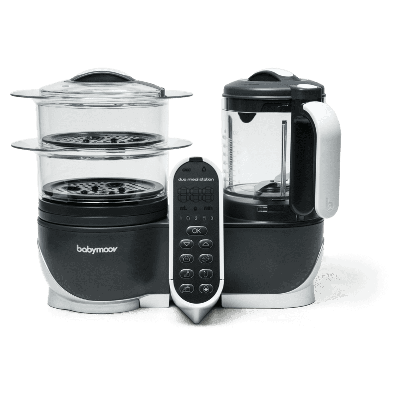 Babymoov Duo Meal Station 6 in 1 Food Processor with Steam Cooker