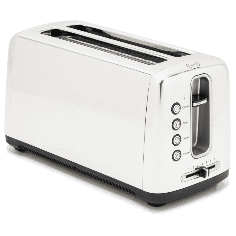 2 Slice Long Slot Toaster with High-Lift Lever