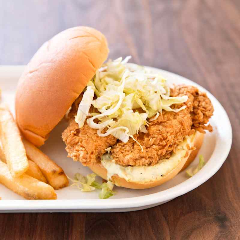 Shallow Frying in Cast Iron: Fried Chicken Sandwiches