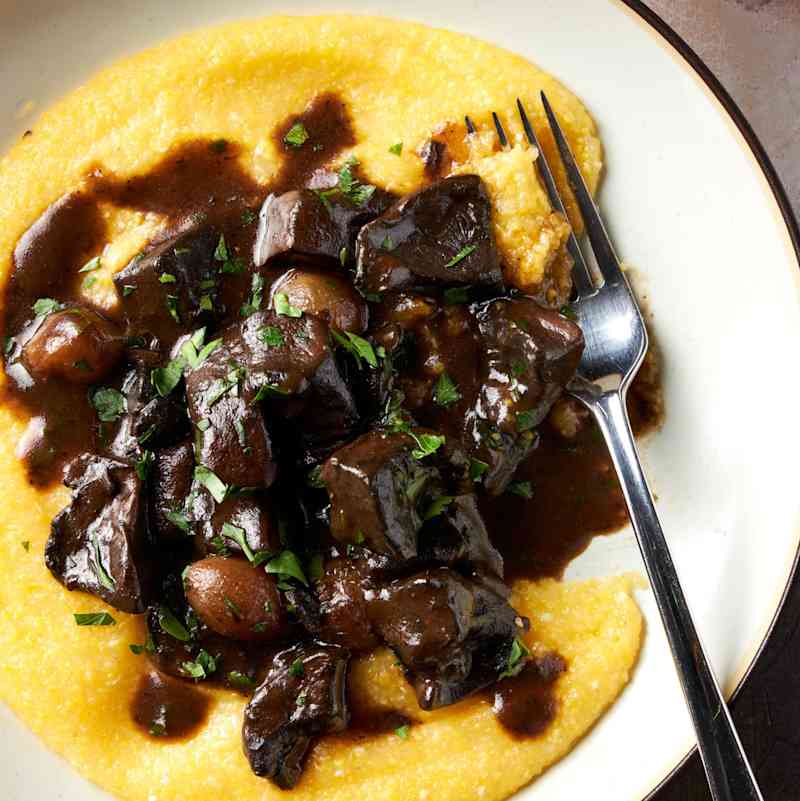 Mushroom Bourguignon
