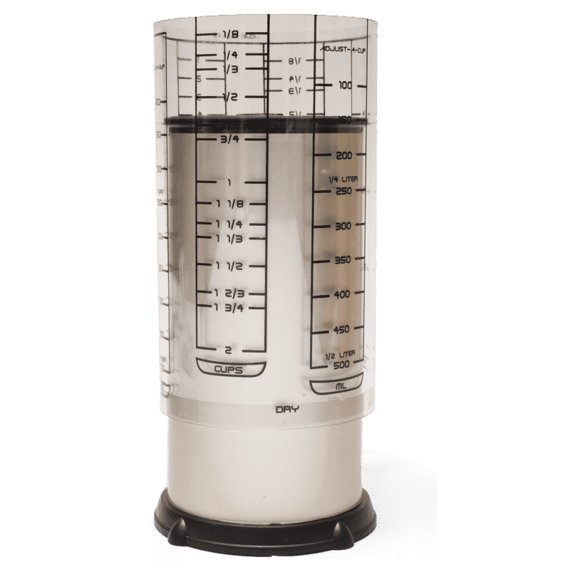 Sigma Of Colorado E-Ject Adjustable Measuring Cup Set Plunger Fill with Box