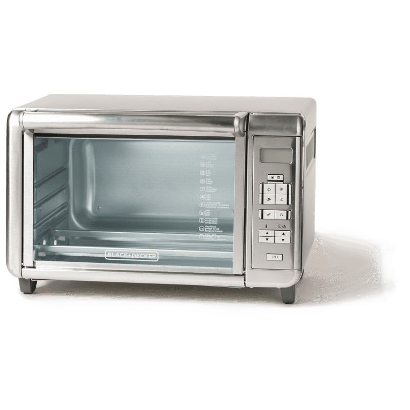  BLACK+DECKER 6-Slice Digital Convection Countertop Toaster Oven,  Stainless Steel, TO3280SSD: Home & Kitchen