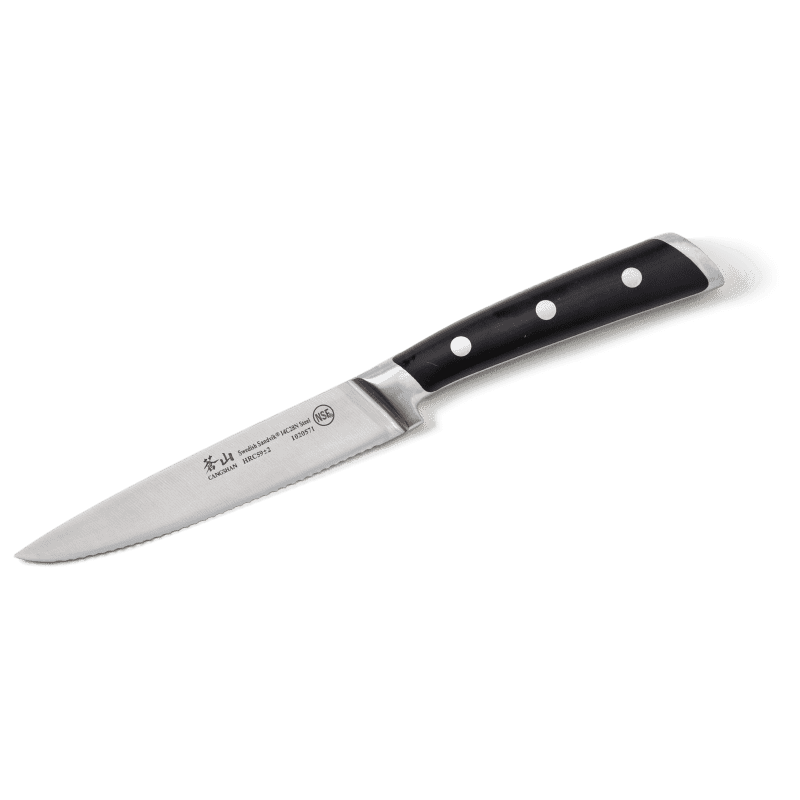 TS Series 5 Serrated Utility Knife with Sheath, Cangshan Cutlery