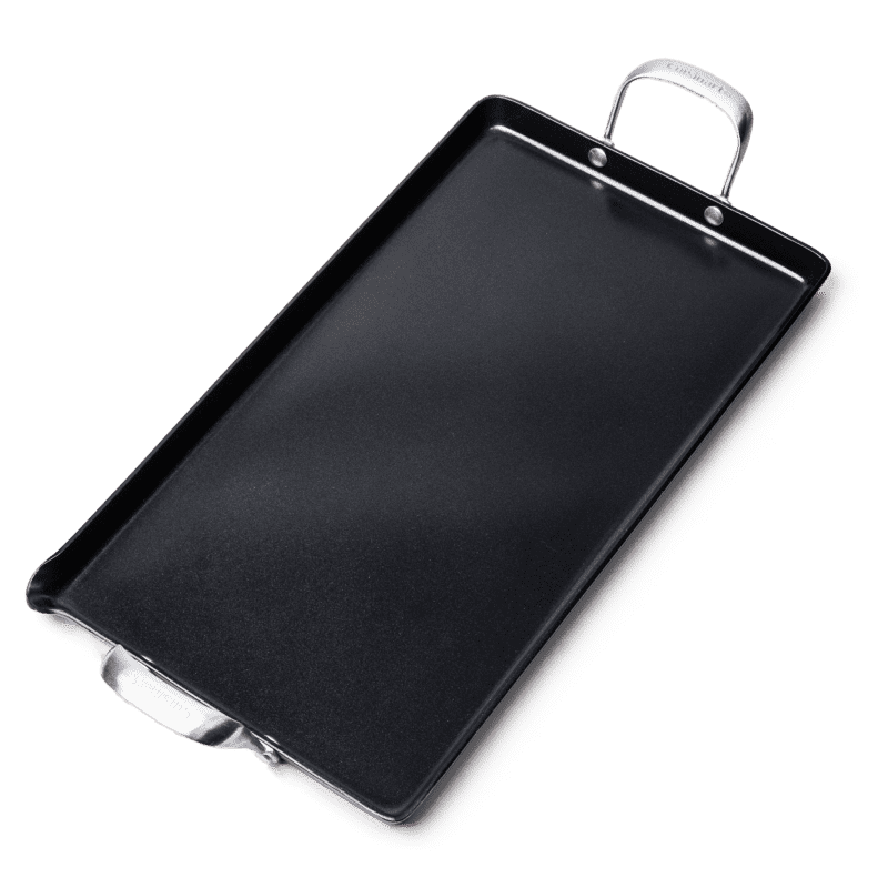 Cuisinart Chef's Classic Non-Stick Hard Anodized 13 inch x 20 inch Double Burner Griddle, Size: 13 x 20, Black