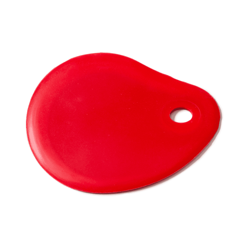 Mini Red Silicone Bowl Scraper