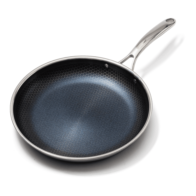 Cook N Home 02668 Ultra Granite Nonstick Skillet Fry Pan 12 Inches Black/White