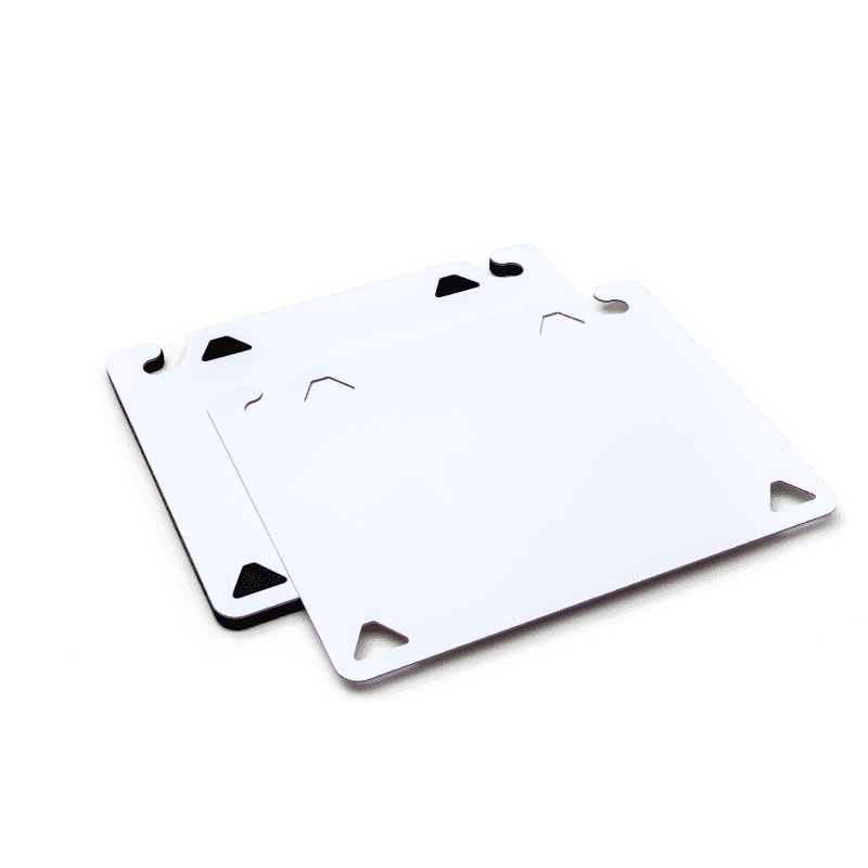 Cutting Board Polypropylene White 200mm x 270mm x 12mm