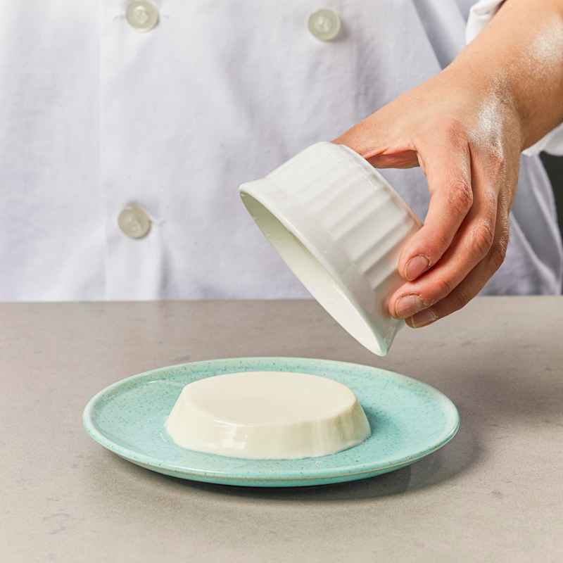Unmolding Panna Cotta